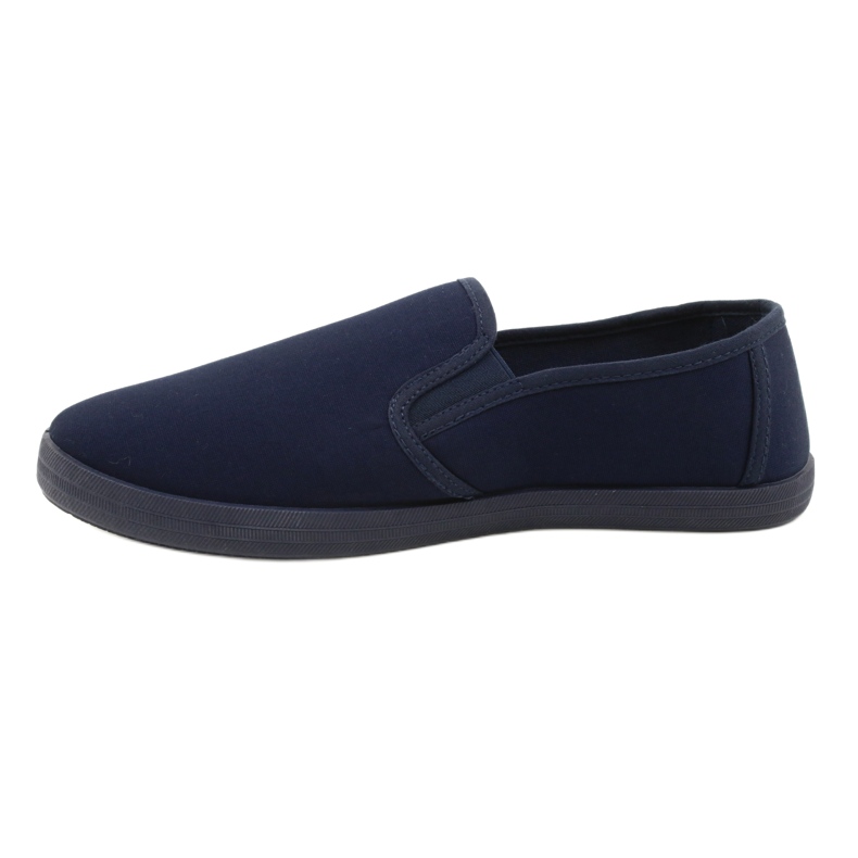 Atletico Men's Slip On Shoes WY18921 Navy Blue 1