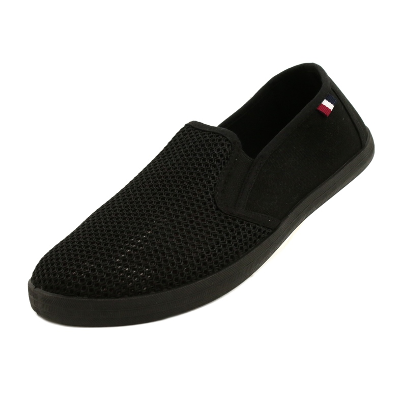Atletico Men's Openwork Slip-On Shoes WY18922 black 3