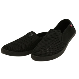 Atletico Men's Openwork Slip-On Shoes WY18922 black 2