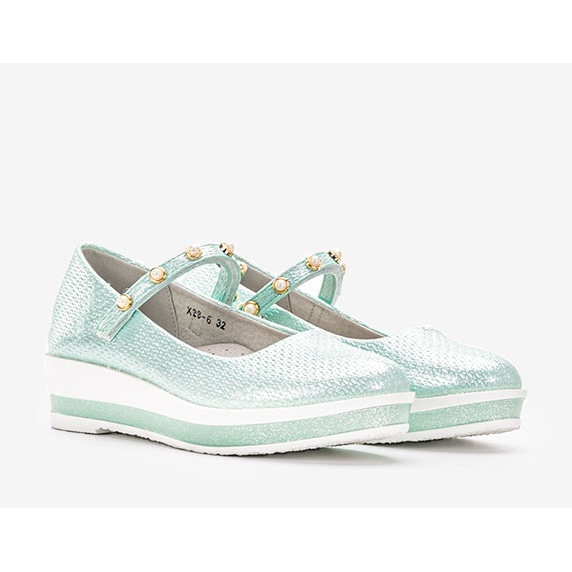 Kuiper children's green ballerinas 1