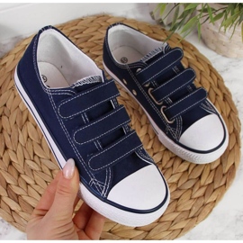 Velcro sneakers Atletico Jr ATC387C navy blue 1