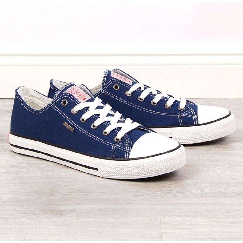 Low Cross Jeans M JJ1R4004C navy blue sneakers 1 Low Cross Jeans M JJ1R4004C navy blue sneakers 1