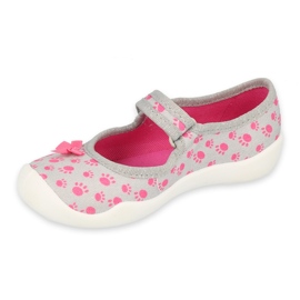 Befado children's shoes 114X478 pink grey 1 Befado children's shoes 114X478 pink grey 1