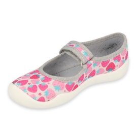 Befado children's shoes 114X485 pink grey 1