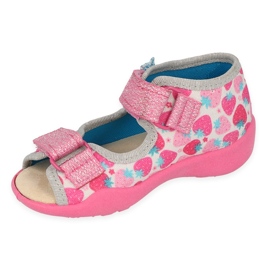 Befado children's shoes 342P046 blue pink silver 1 Befado children's shoes 342P046 blue pink silver 1