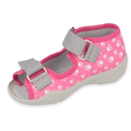 Befado children's shoes 242P108 pink grey 1