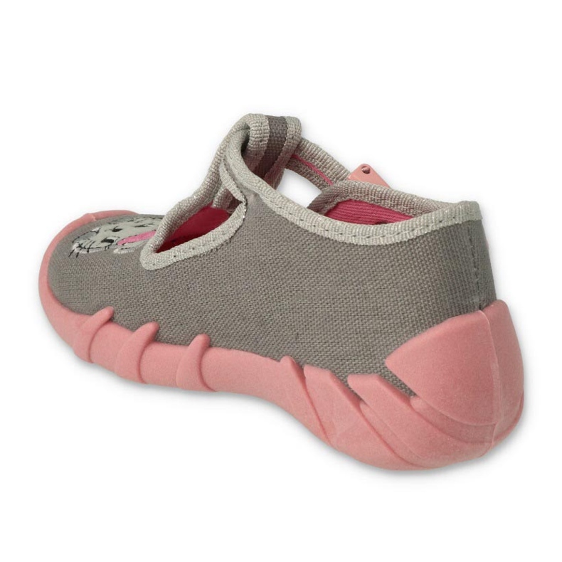 Befado children's shoes 110P453 pink grey 2 Befado children's shoes 110P453 pink grey 2