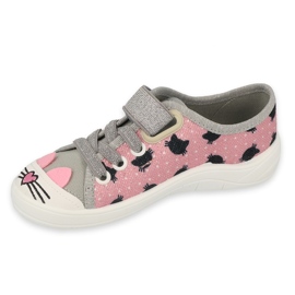 Befado children's shoes 251X184 pink grey 1