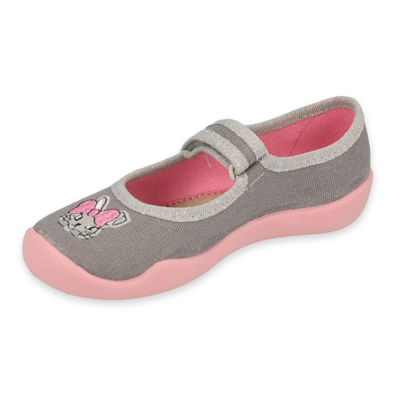 Befado children's shoes 114X479 pink grey 1 Befado children's shoes 114X479 pink grey 1