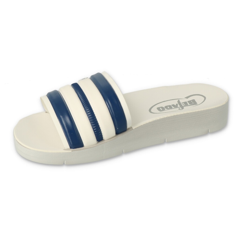 Befado Foam children's flip flops 067y003 striped white 1