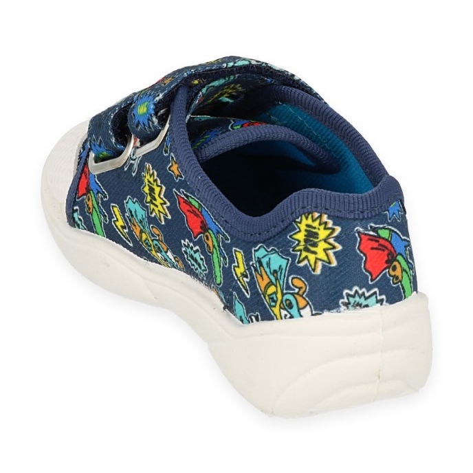 Befado Senisówówka Senisówka 907p155 navy blue slippers 2 Befado Senisówówka Senisówka 907p155 navy blue slippers 2