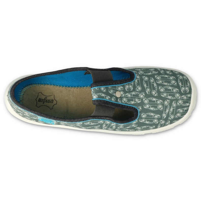 Befado children's shoes 972Y235 grey green 1