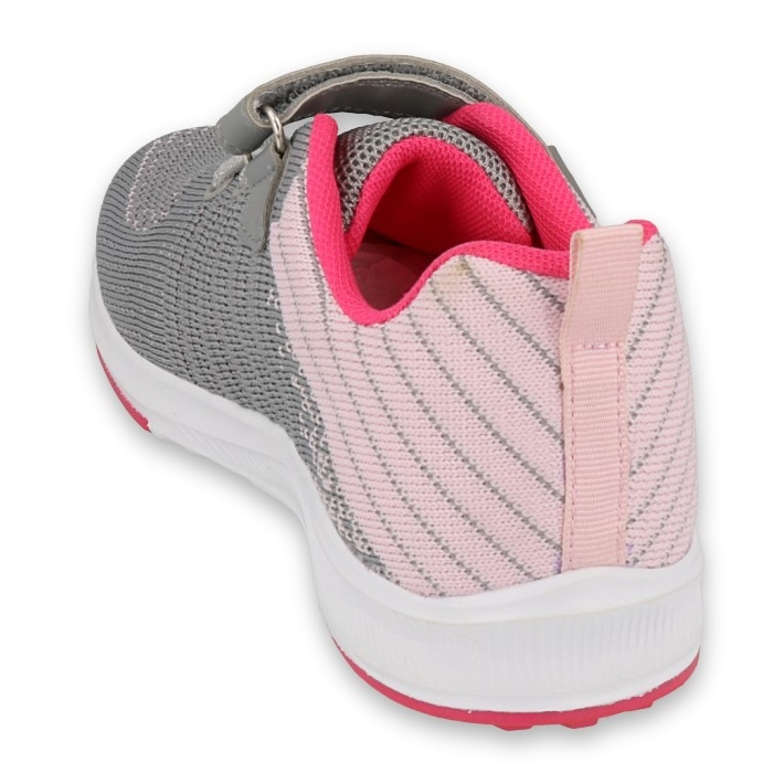 Befado children's shoes 516Y137 pink grey 2 Befado children's shoes 516Y137 pink grey 2