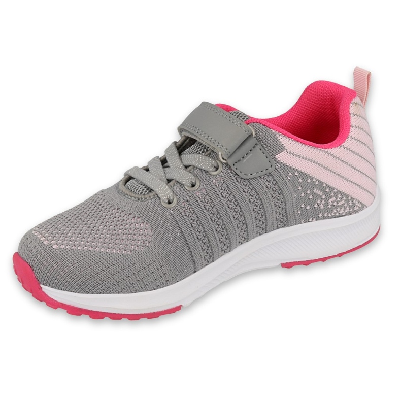 Befado children's shoes 516Y137 pink grey 1 Befado children's shoes 516Y137 pink grey 1