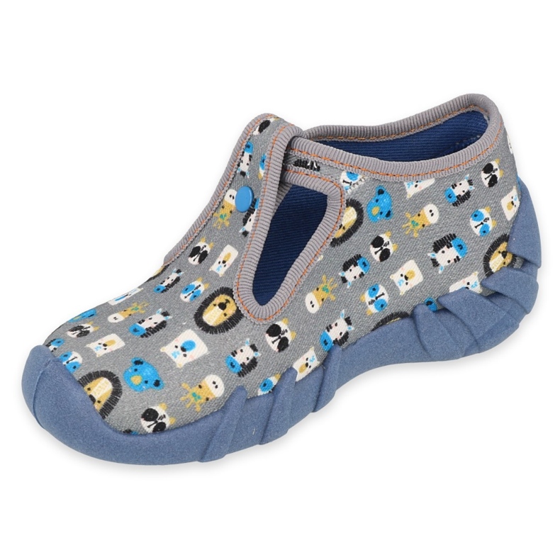 Befado children's shoes 110P438 blue grey multicolored 1 Befado children's shoes 110P438 blue grey multicolored 1