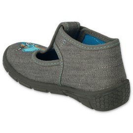 Befado children's slippers 531p098 gray grey 2