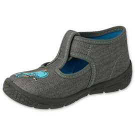 Befado children's slippers 531p098 gray grey 1