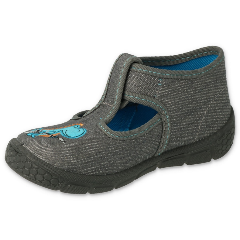 Befado children's slippers 531p098 gray grey 1 Befado children's slippers 531p098 gray grey 1