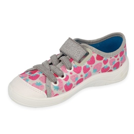 Befado children's shoes 251X190 pink grey 1