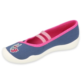 Befado children's shoes 116X300 navy blue pink multicolored 1 Befado children's shoes 116X300 navy blue pink multicolored 1