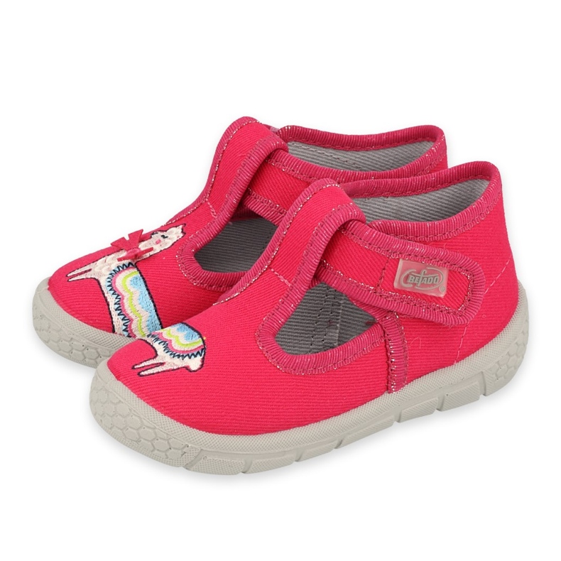 Befado children's slippers 531p119 pink 1 Befado children's slippers 531p119 pink 1