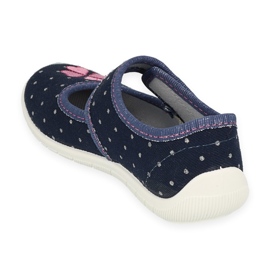 Befado children's shoes 945X465 navy blue pink 2