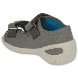 Befado children's shoes pu 065X166 blue grey 1