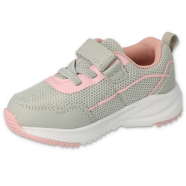 Befado children's shoes 516P110 pink grey 1 Befado children's shoes 516P110 pink grey 1