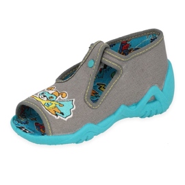 Befado children's slippers for the 217p113 clasp grey 1