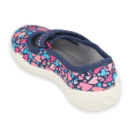 Befado children's shoes 114X475 navy blue pink 2