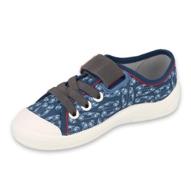 Befado children's shoes 251X193 navy blue grey 1