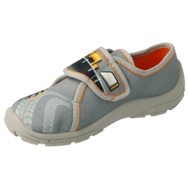 Befado children's shoes 009X015 black grey yellow 1