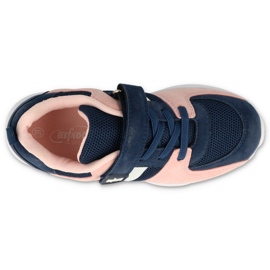 Befado children's shoes 516Y128 navy blue pink 1 Befado children's shoes 516Y128 navy blue pink 1