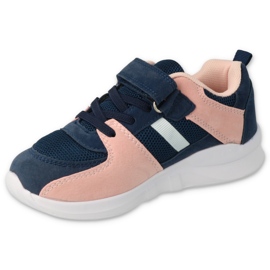 Befado children's shoes 516Y128 navy blue pink 2 Befado children's shoes 516Y128 navy blue pink 2