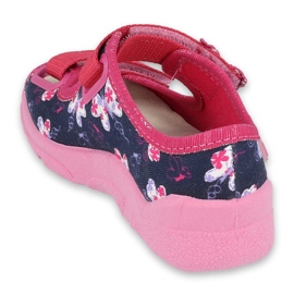 Befado children's shoes 869X145 navy blue pink 2 Befado children's shoes 869X145 navy blue pink 2