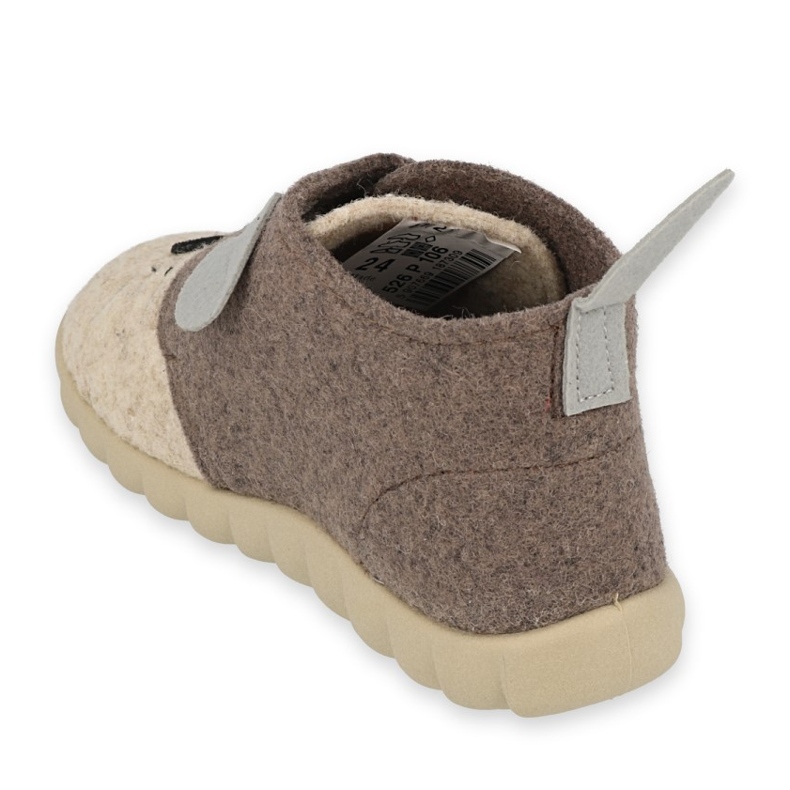 Befado children's shoes 526P106 beige grey 2 Befado children's shoes 526P106 beige grey 2