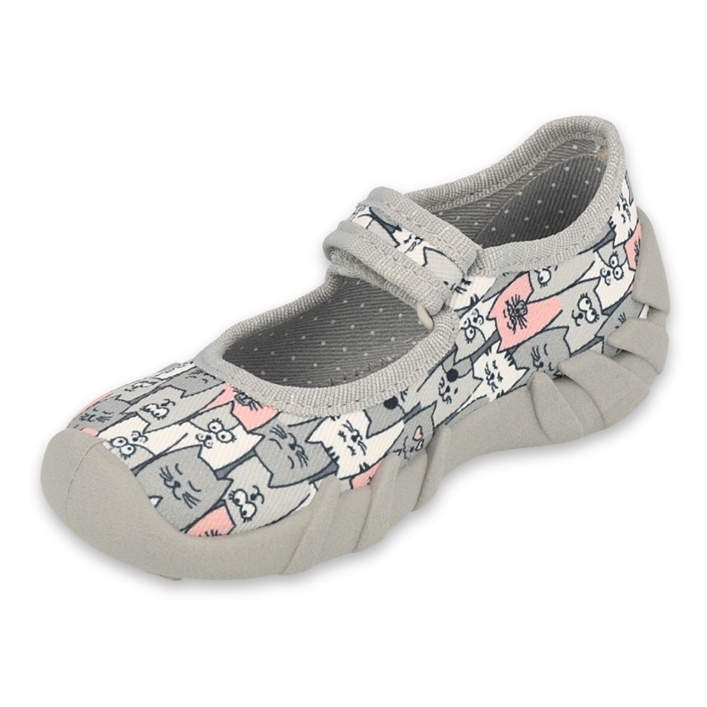 Befado children's shoes speedy 109P241 pink grey 1 Befado children's shoes speedy 109P241 pink grey 1