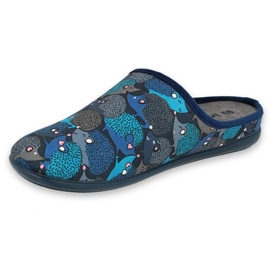 Befado women's shoes 155D204 navy blue blue grey 1