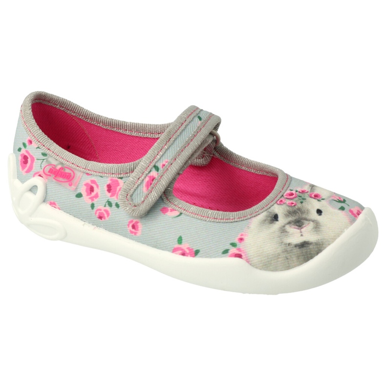 Befado children's shoes 114Y458 pink grey 1