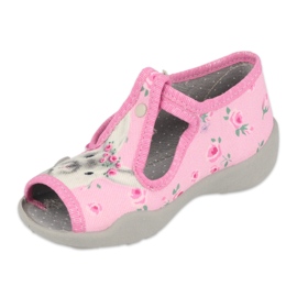 Befado children's shoes 213P130 pink grey 1