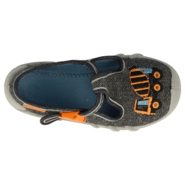 Befado children's shoes 110P431 orange grey 3