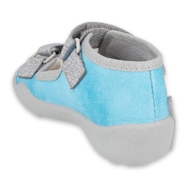 Befado children's shoes 342P035 blue silver 2 Befado children's shoes 342P035 blue silver 2