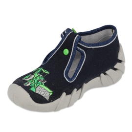 Befado children's shoes 110P430 black green 1 Befado children's shoes 110P430 black green 1