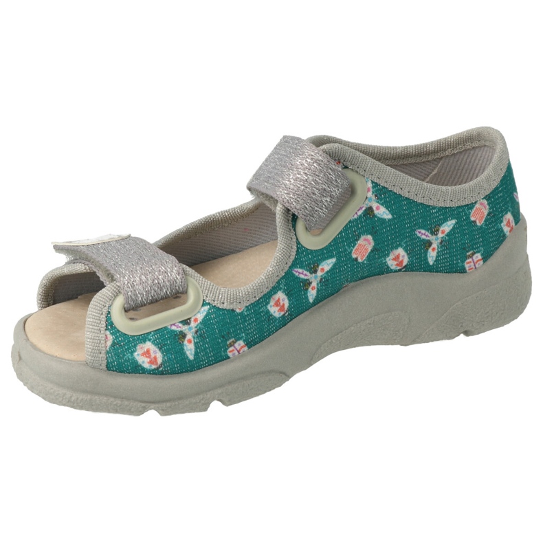 Befado children's shoes 869X166 grey green 1