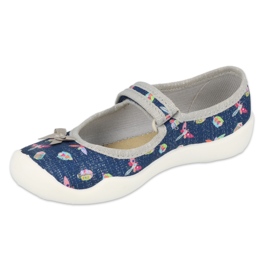 Befado children's shoes 114X445 navy blue grey 1