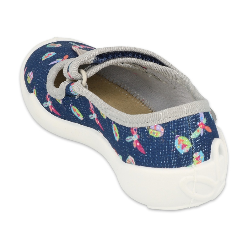 Befado children's shoes 114X445 navy blue grey 2