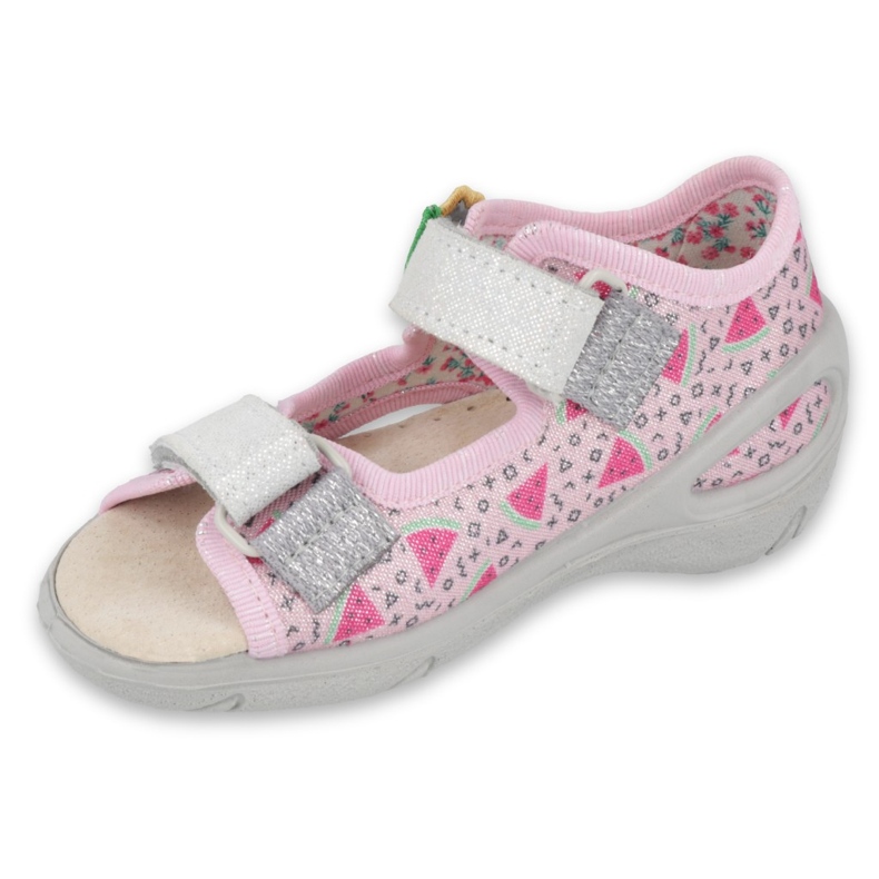 Befado children's shoes pu 065P152 pink grey 1