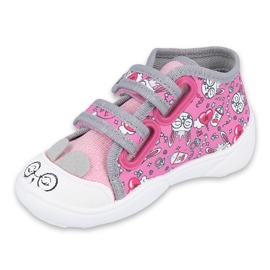 Befado children's shoes 212P070 pink grey 1 Befado children's shoes 212P070 pink grey 1