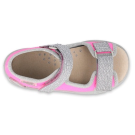 Befado children's shoes 342P032 pink silver grey 3