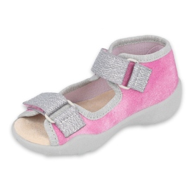 Befado children's shoes 342P034 pink grey 1